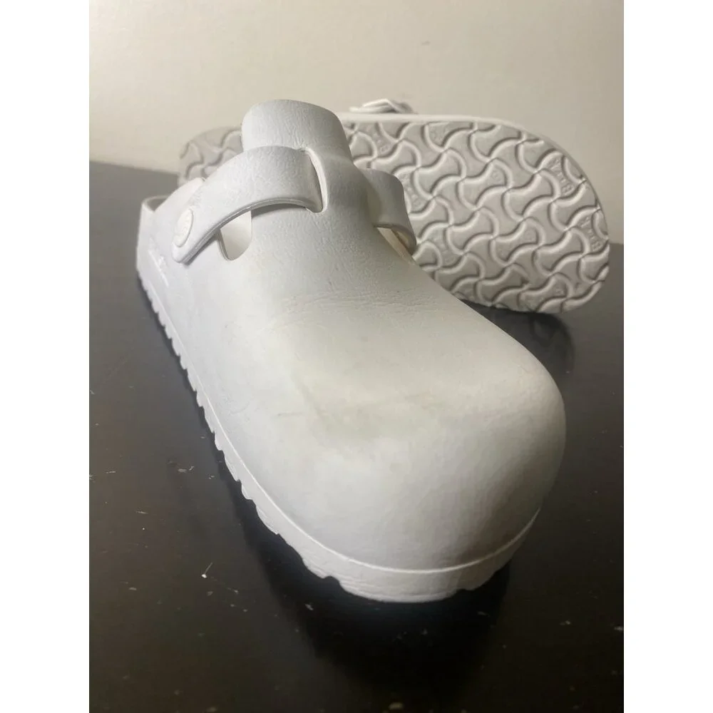 white Birkenstock Boston EVA clogs Women’s Size 8 - Picture 8 of 8